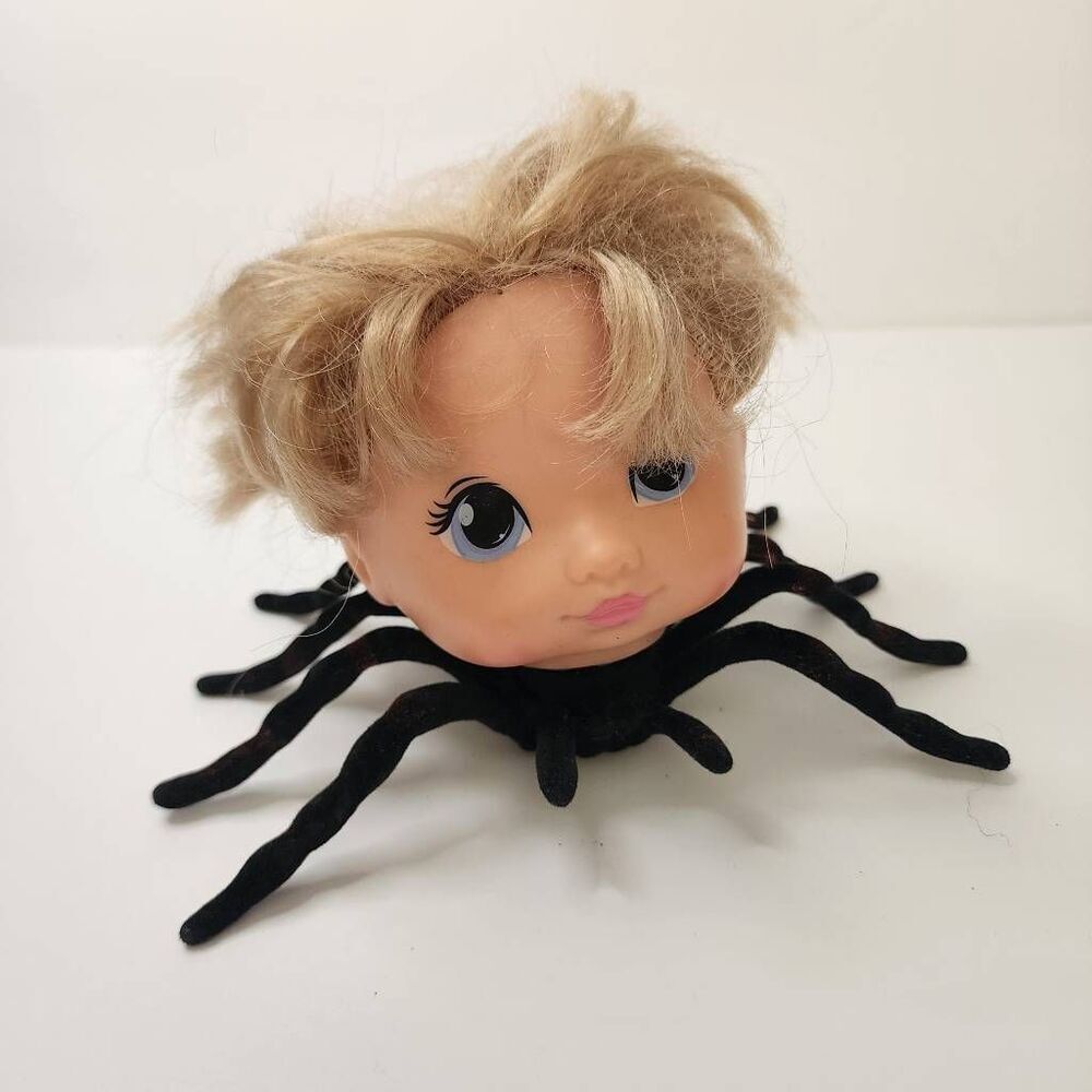 Handmade by Me Spider Dollhead Table Decor